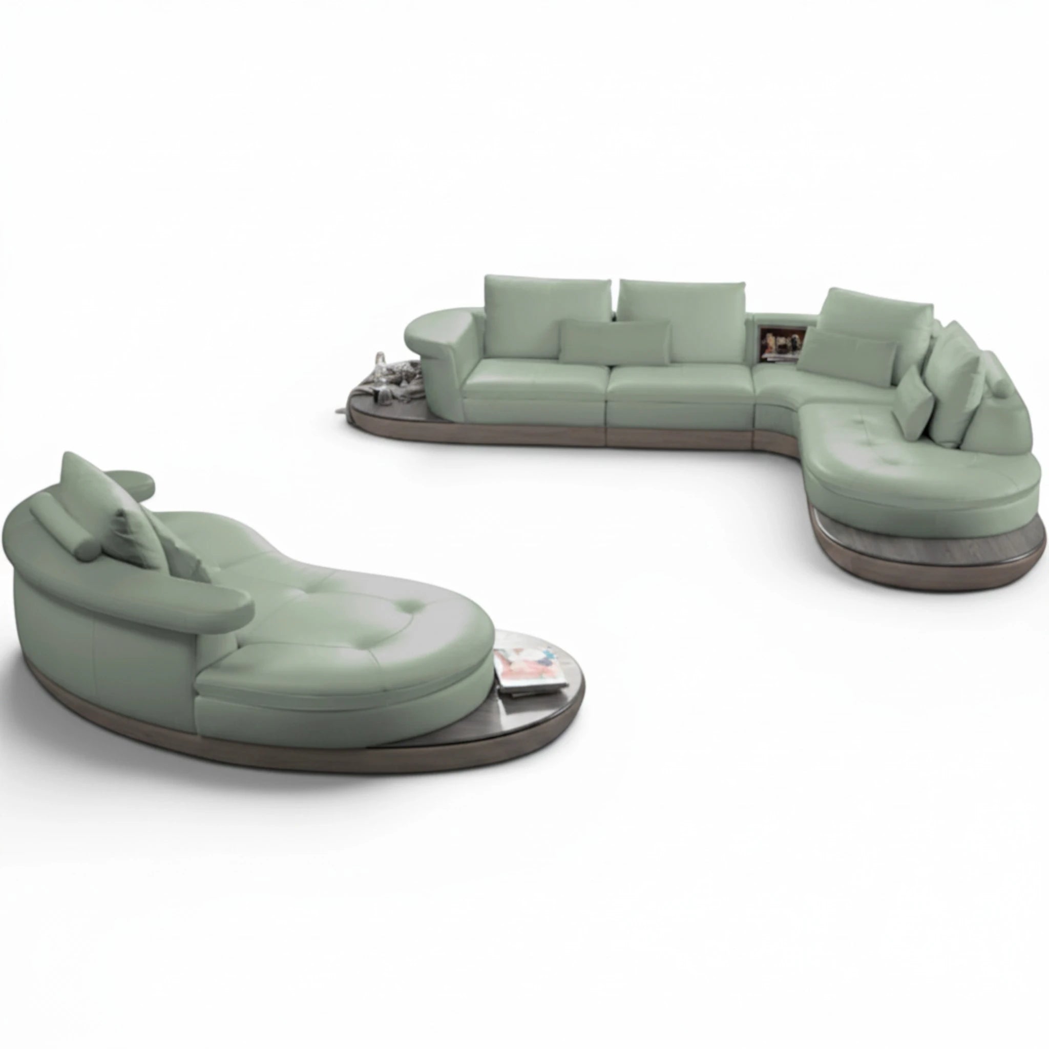 Arizona MK2 Grey Wood Sage Lounge Suite – product view 2