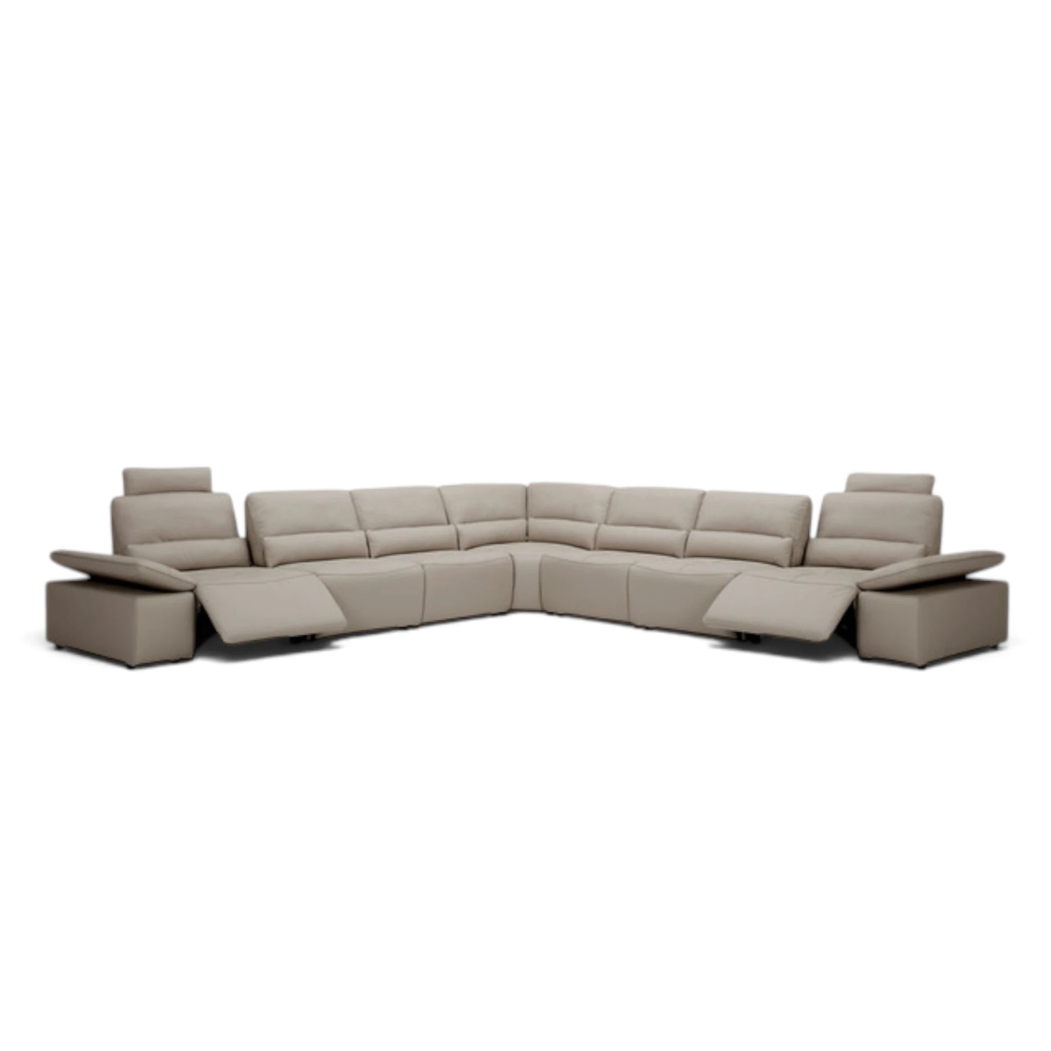 Savona Power Recliner 9 Piece Lounge Suite - Oyster – product view 2