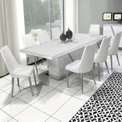 Saigon MK2 Dining Table - White/Grey