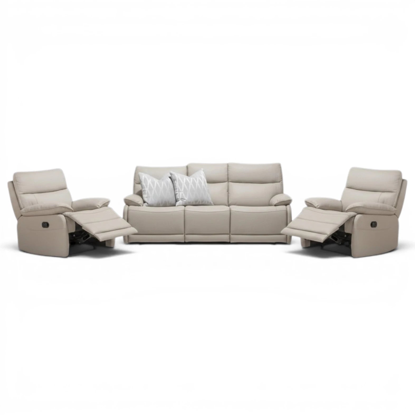 Lombardy 5 Action Recliner 3 Piece Lounge Suite – product view 2