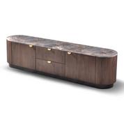 Tossa TV Stand in Chocolate – alternate product view