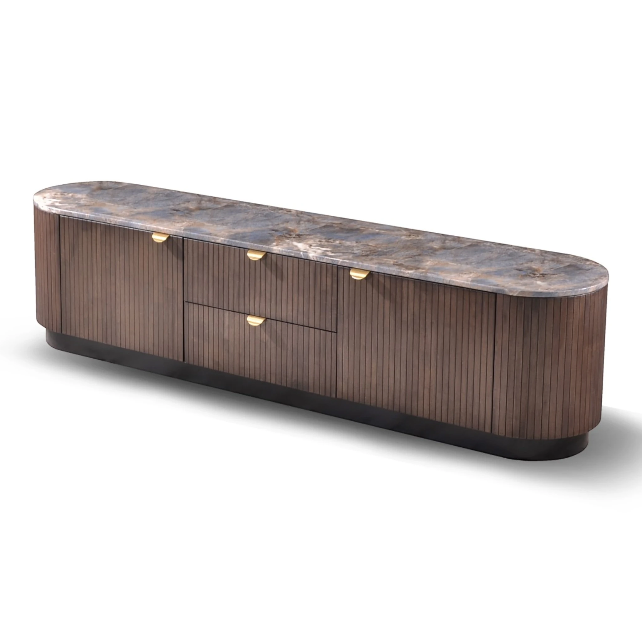 Tossa TV Stand in Chocolate – alternate product view