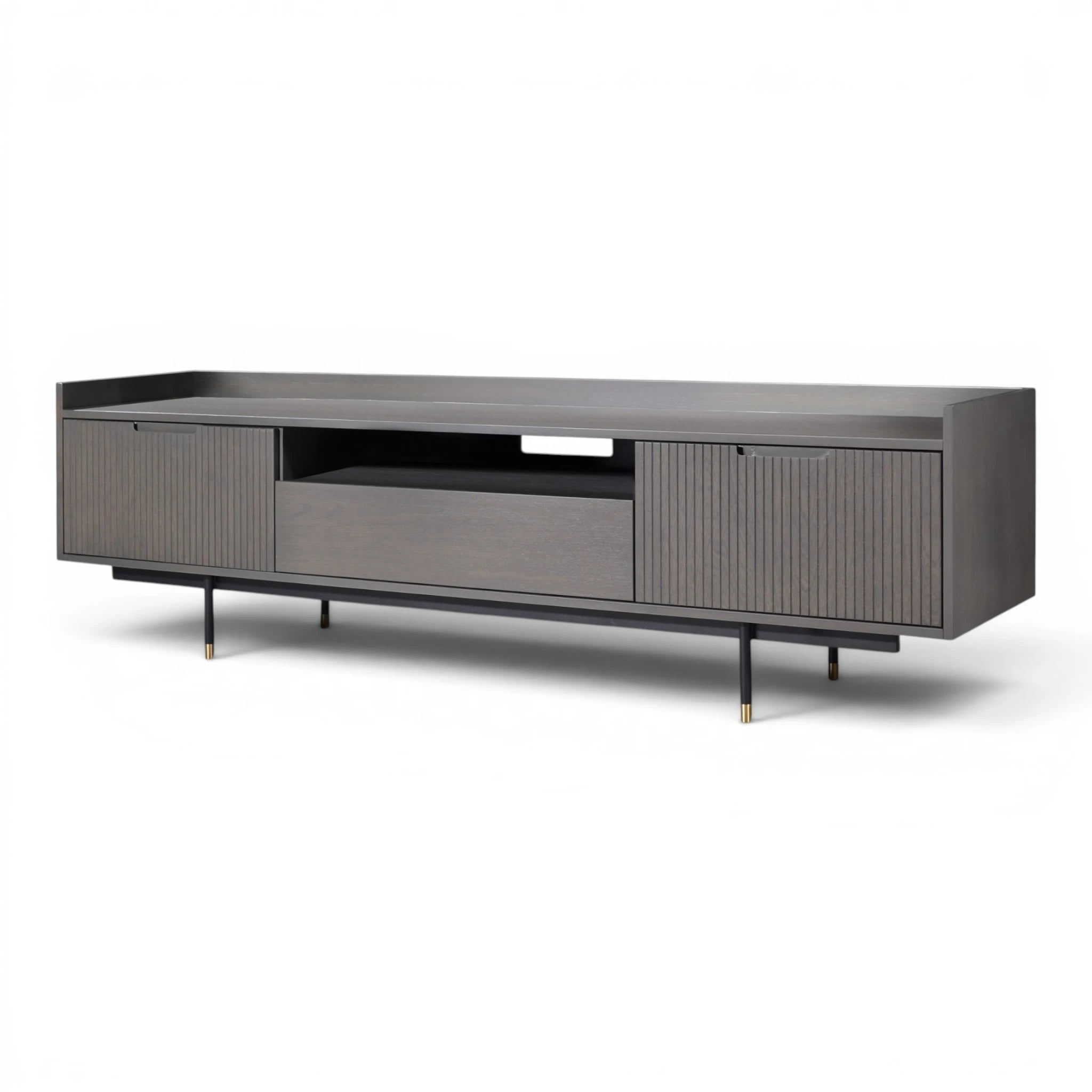 Sen TV Stand in Mineral finish