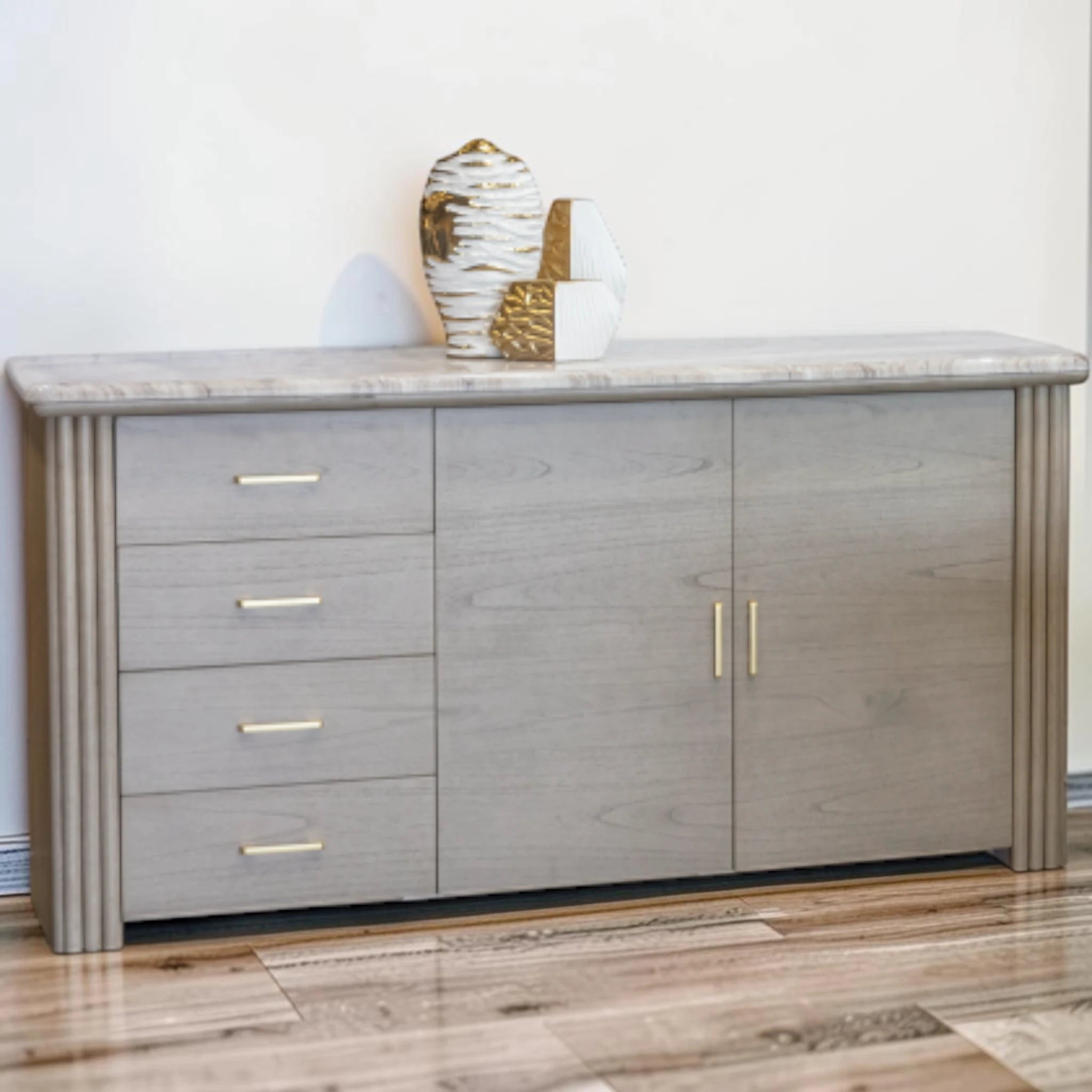 Tazmyn Sideboard - Grey Oak