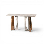 Umberto Console Table - Rose Gold