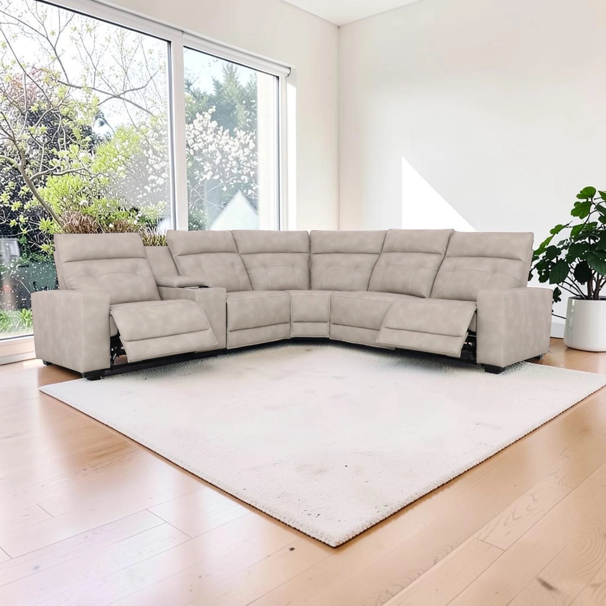 Ontario 3 X Power Recliner 6 Piece Lounge Suite – product view 2