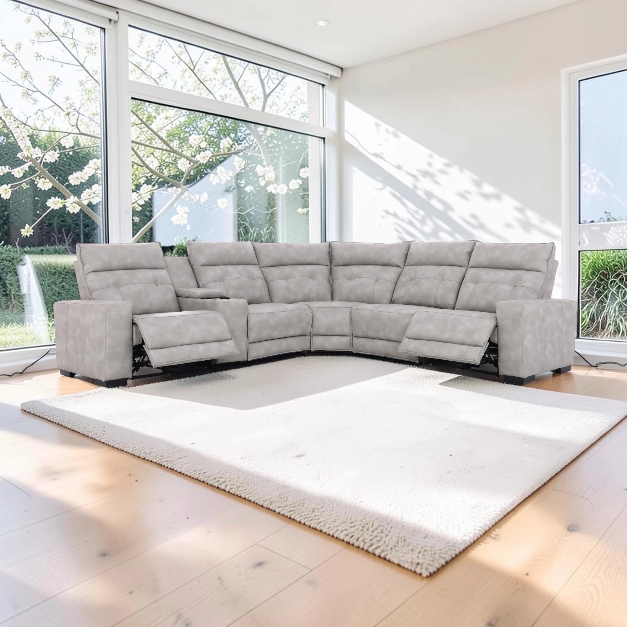 Ontario 3 X Power Recliner 6 Piece Lounge Suite – product view 3