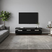 Sierra TV Stand in Brown – angled product view