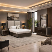 Cassino 3 Piece Bedroom Suite - Black Oak