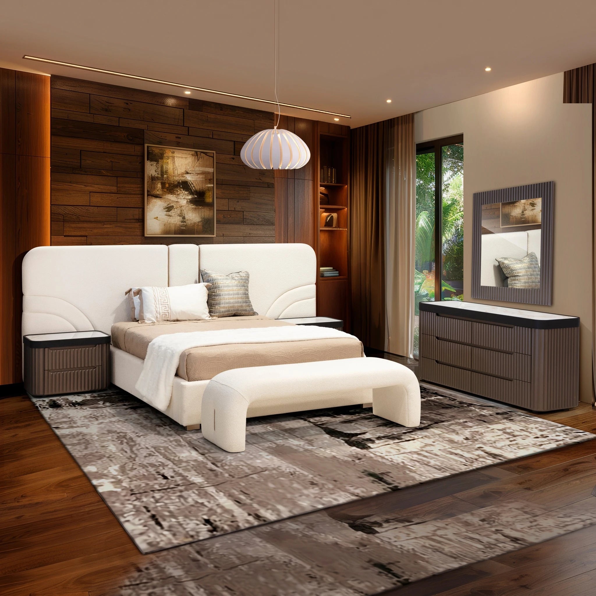 Complete Luciana bedroom collection lifestyle view