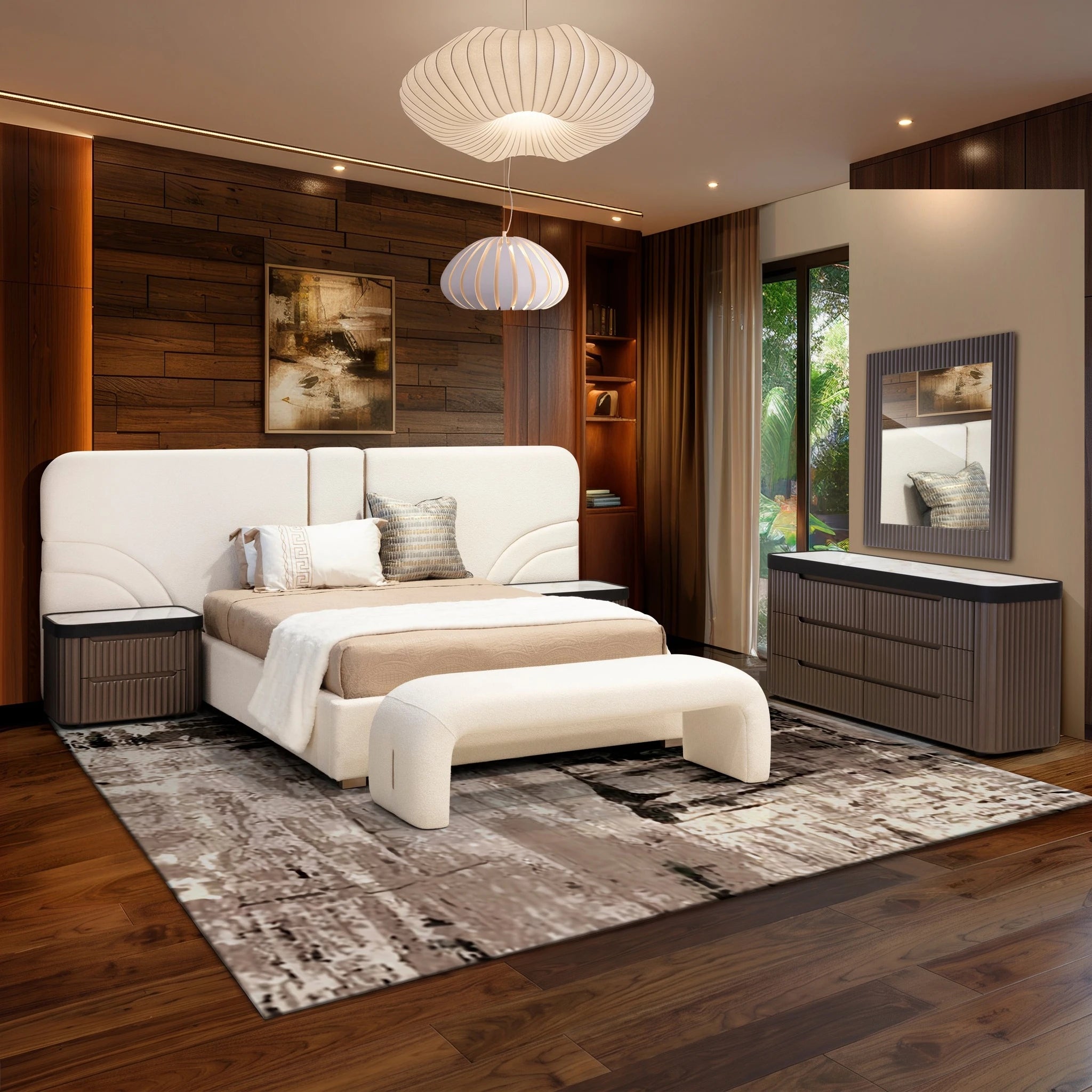 Complete Luciana bedroom collection lifestyle view