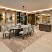 Tossa Dining Room Table - Chocolate