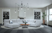 Chagall Modular Lounge Suite in light grey fabric